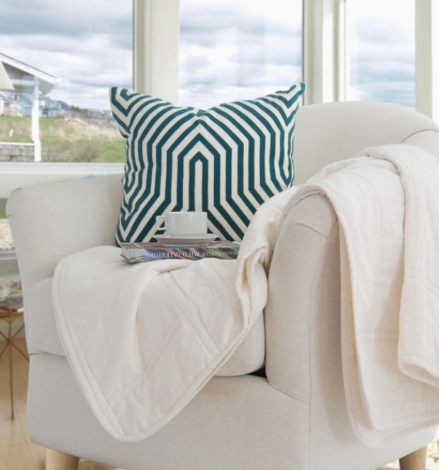 Isadora Matelasse "Beach House" Cotton Throw