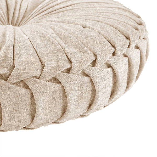 Pleated Round Pillow