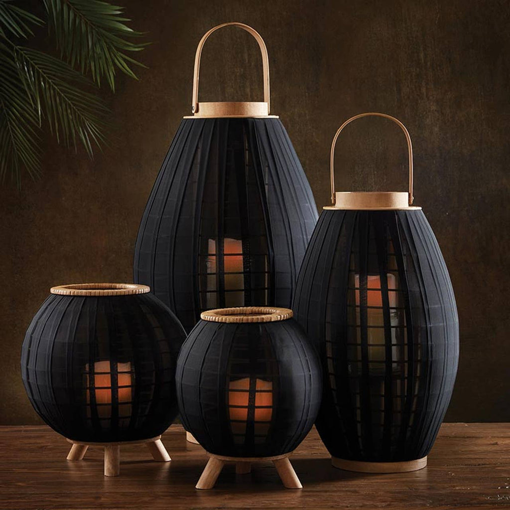 Black Round Lantern