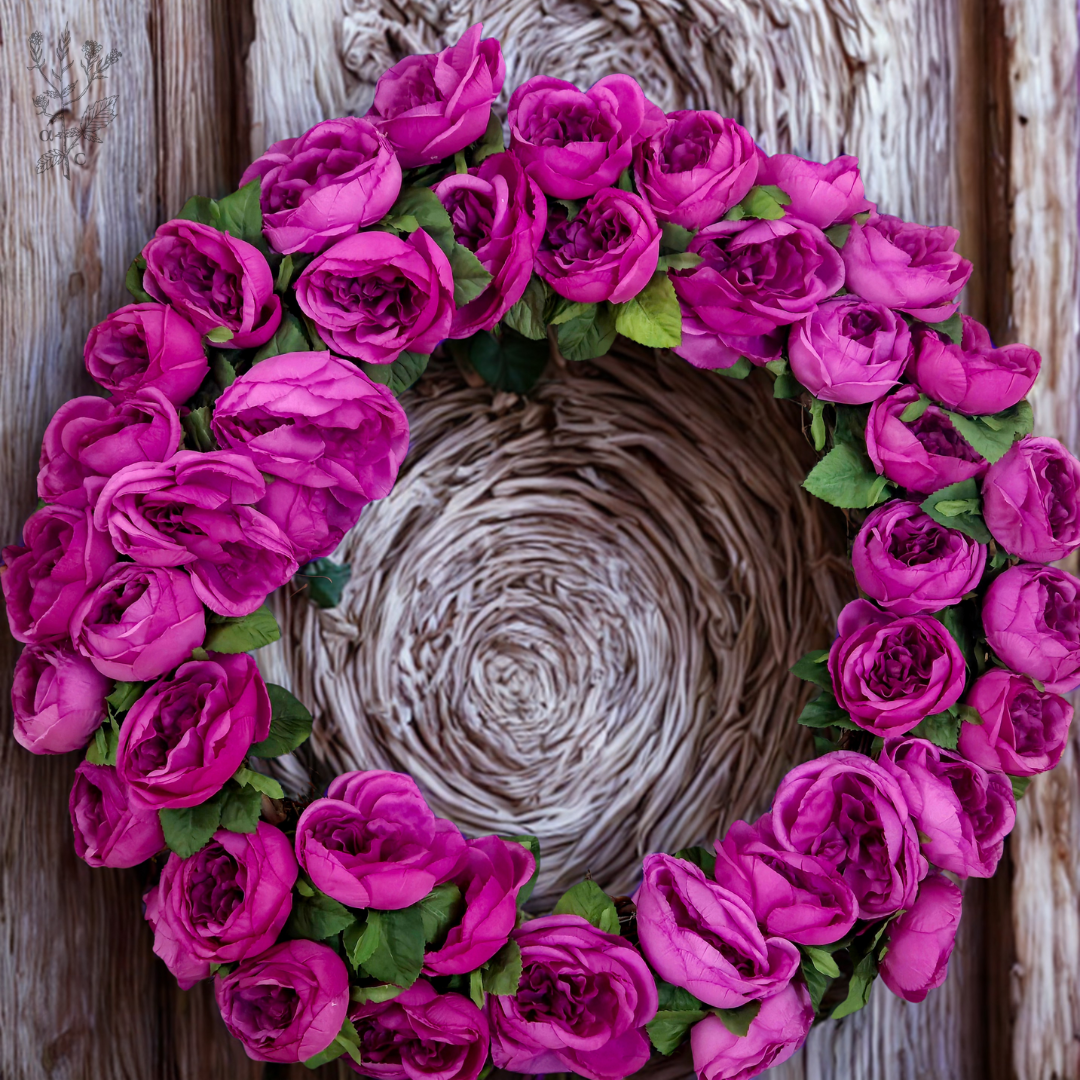 Amethyst Garden Wreath