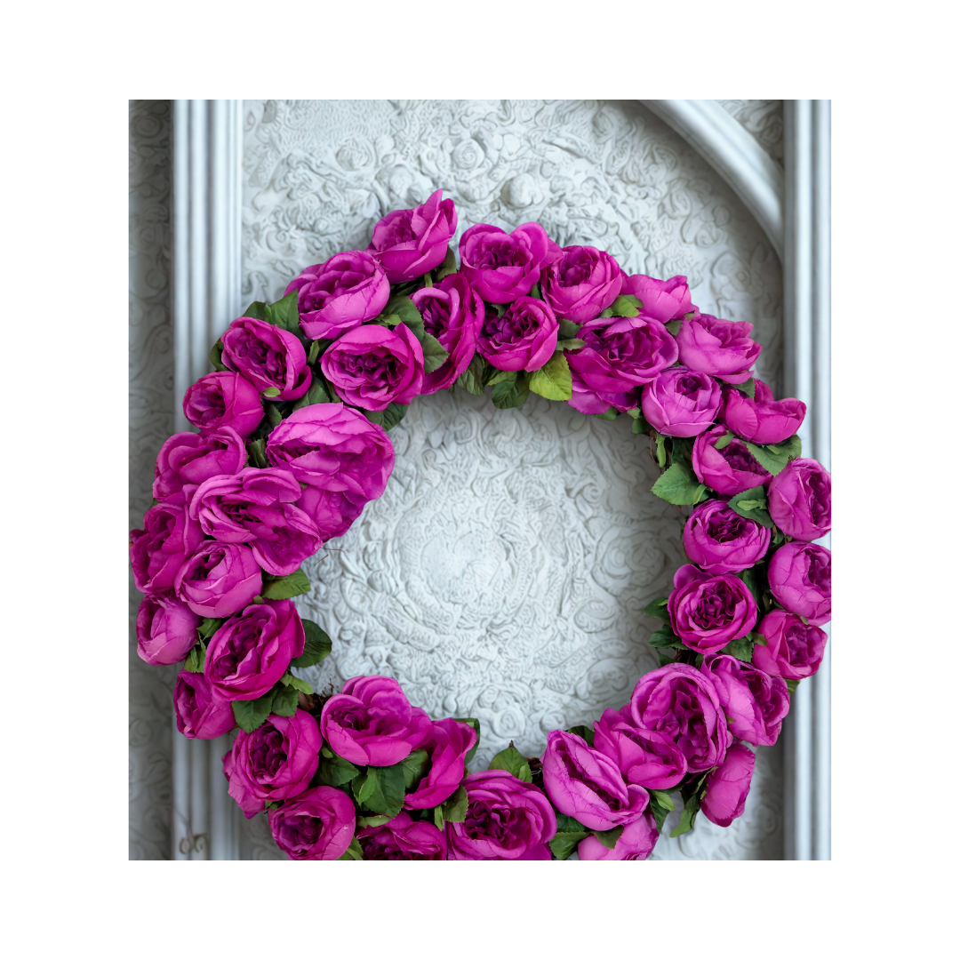 Amethyst Garden Wreath