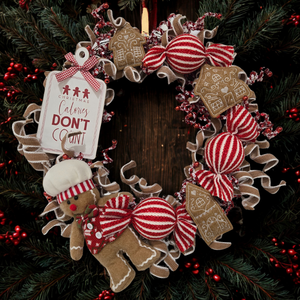 Gingerbread Dreams Wreath