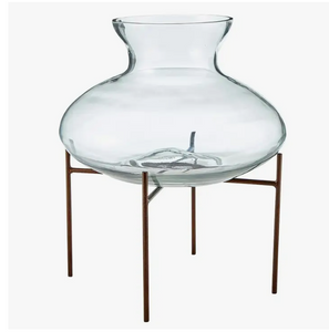 Vase | Bud Glass Vase w/ Holder Large