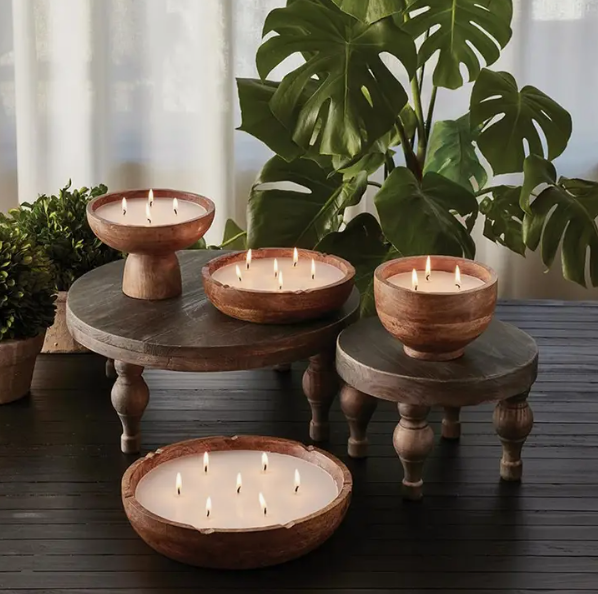 Wood Tray Candle
