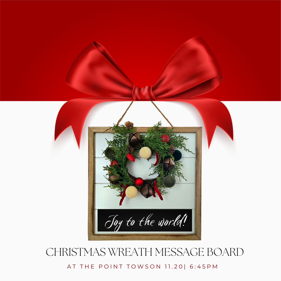 Christmas Wreath Message Board