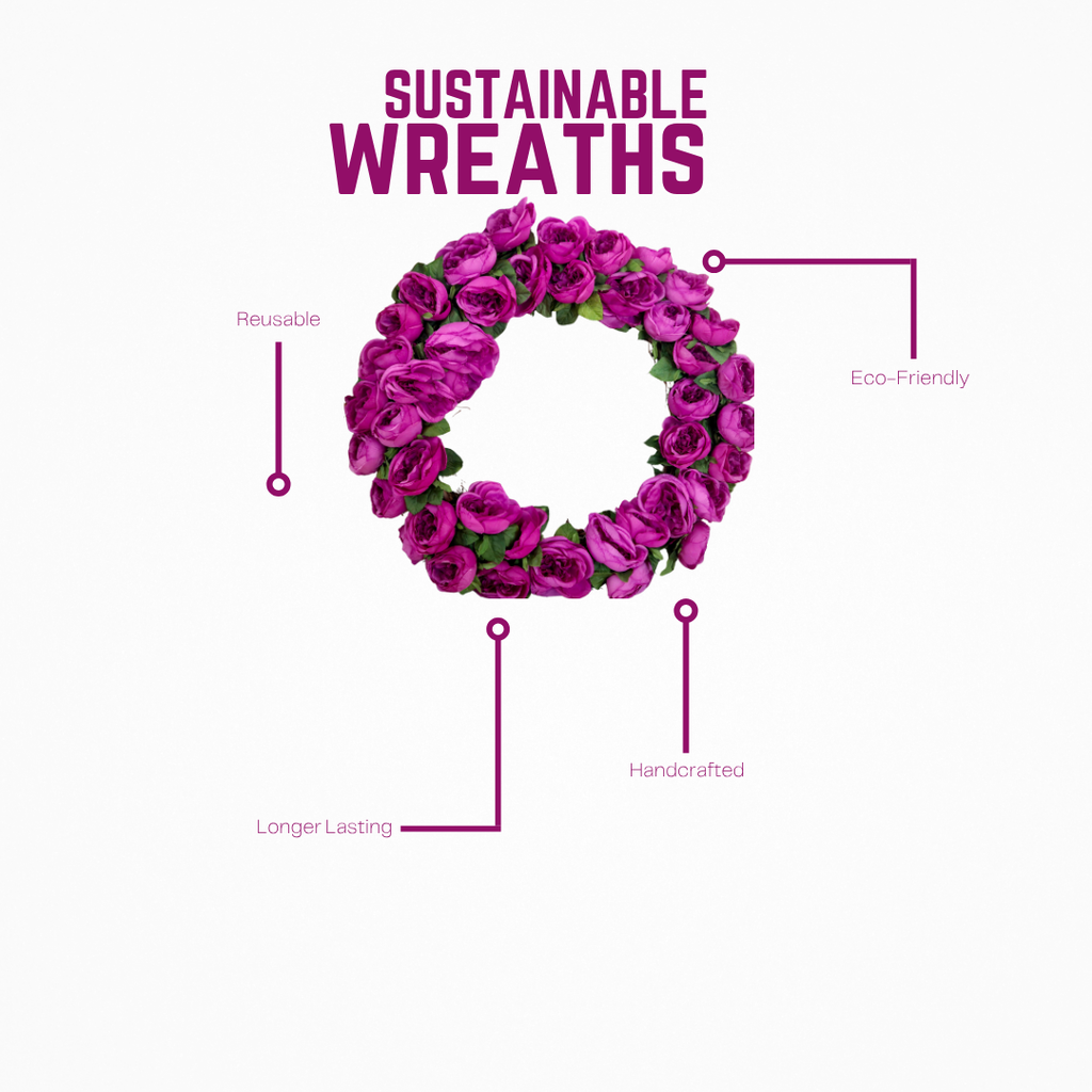 Amethyst Garden Wreath
