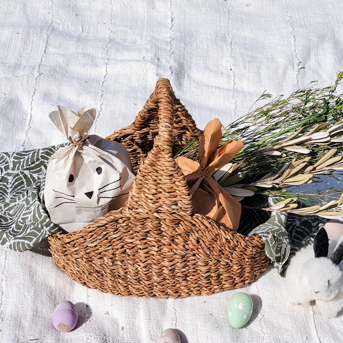 Handwoven Wicker Basket