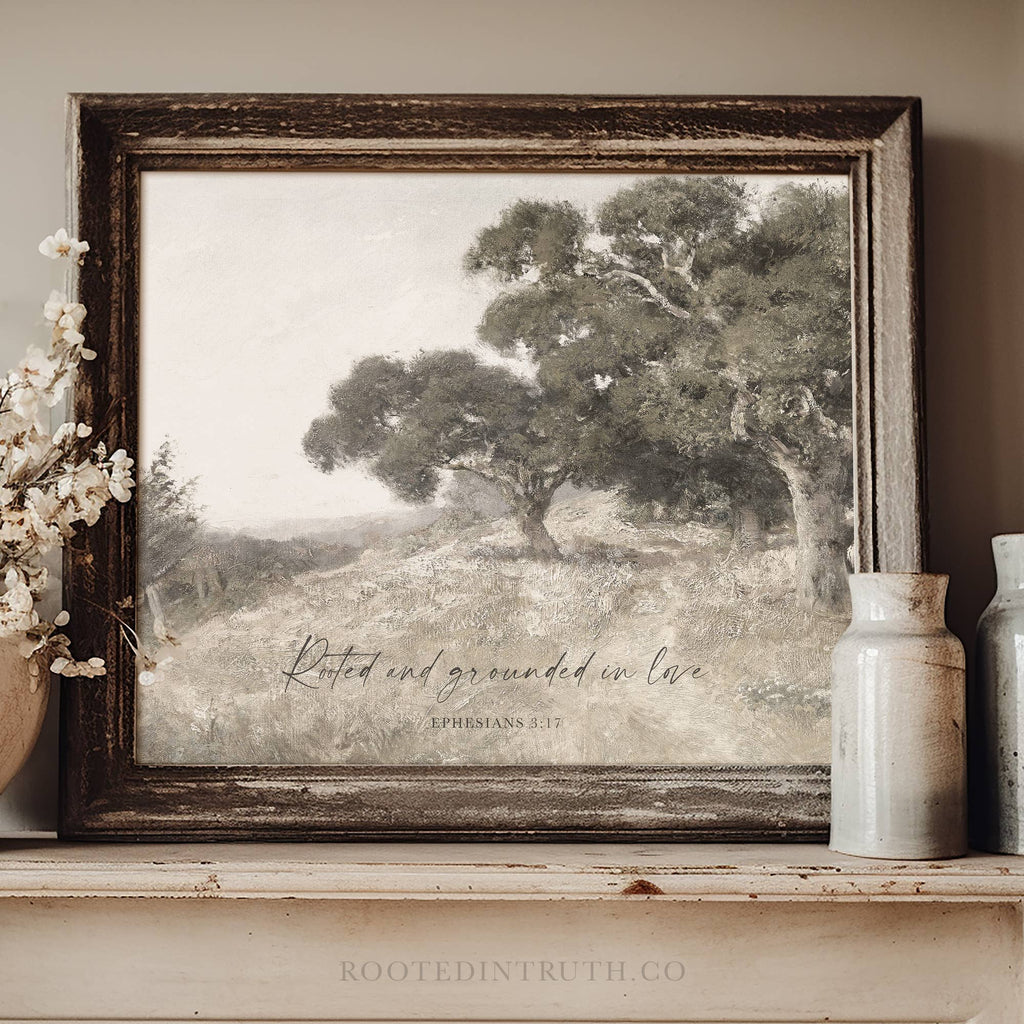 Rooted Grounded Landscape Wall Art