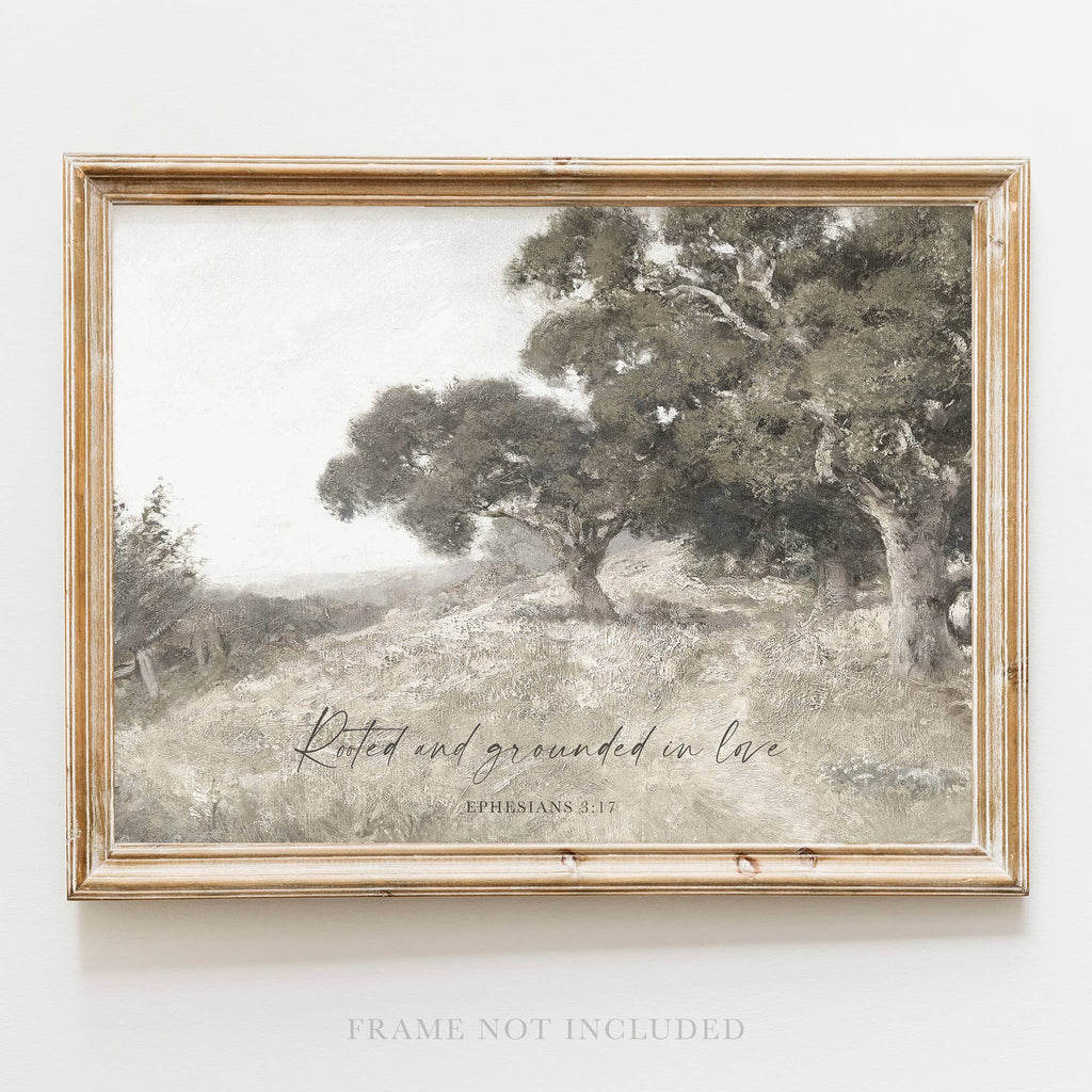 Rooted Grounded Landscape Wall Art
