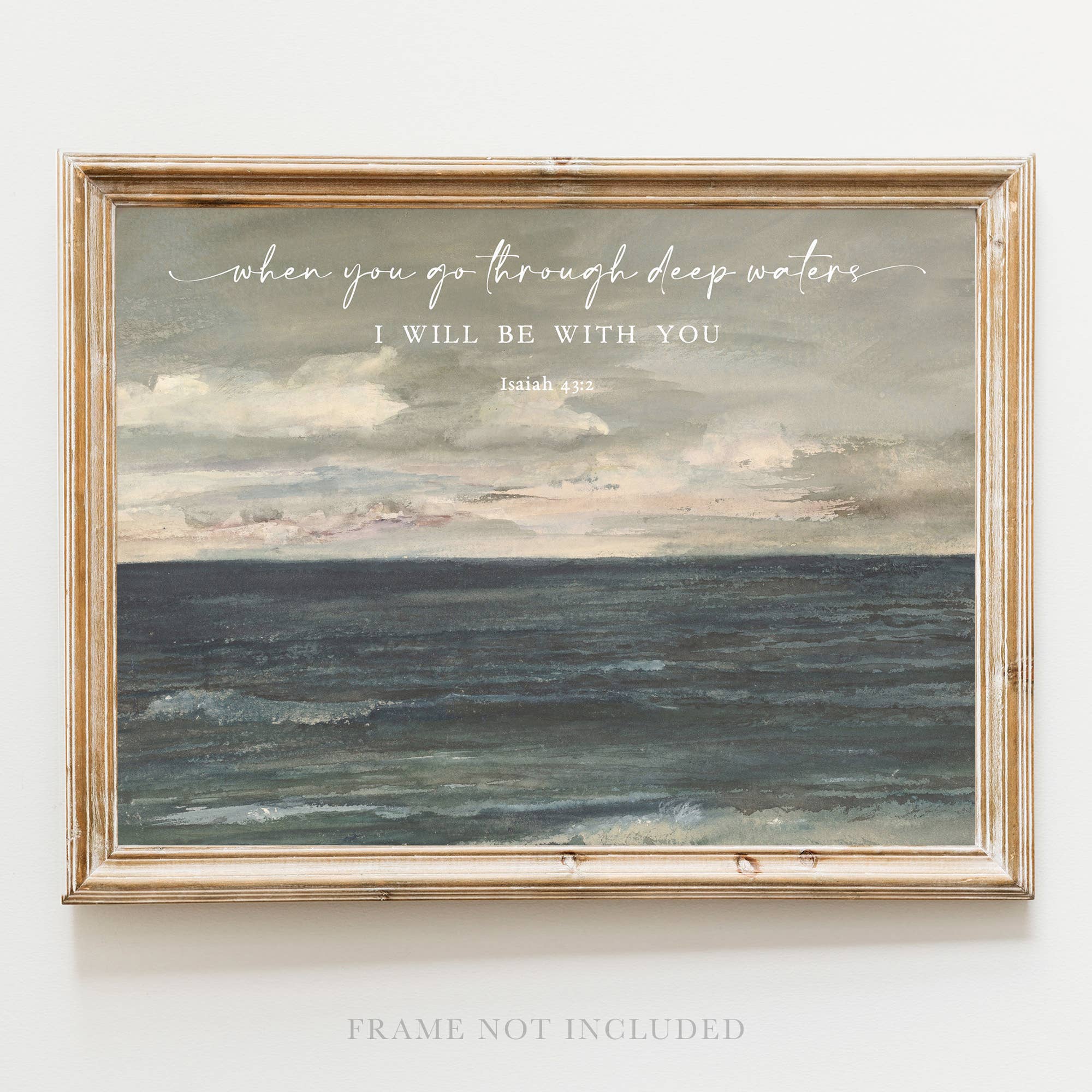 Deep Waters Vintage Wall Art