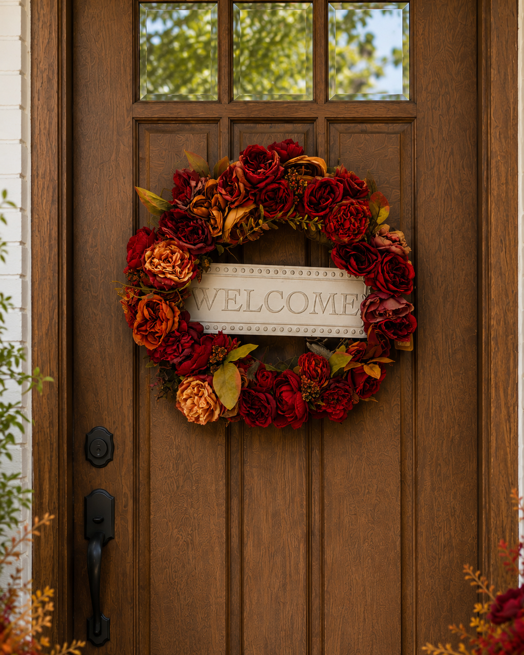 Welcome Home Harvest Wreath