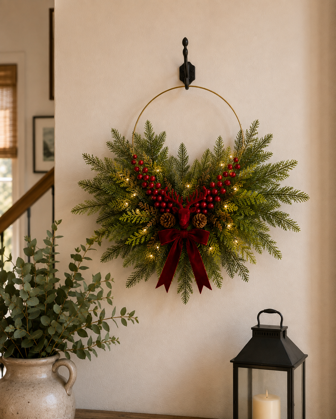 Reindeer Cheer Wreath