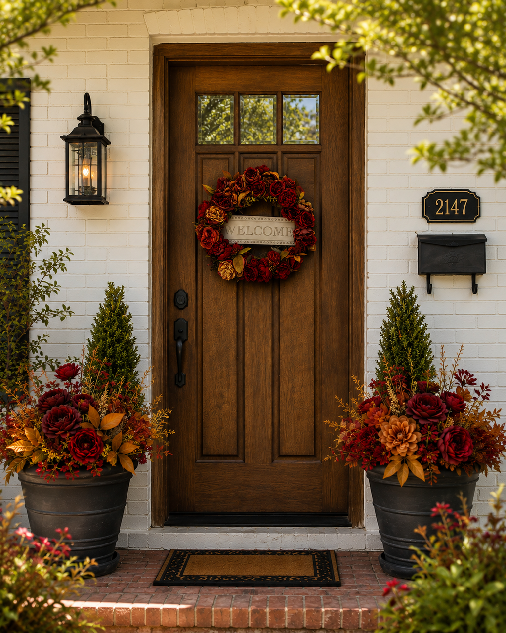 Welcome Home Harvest Wreath