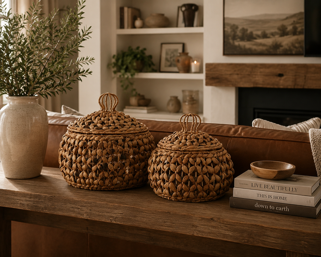 Decorative Seagrass Baskets