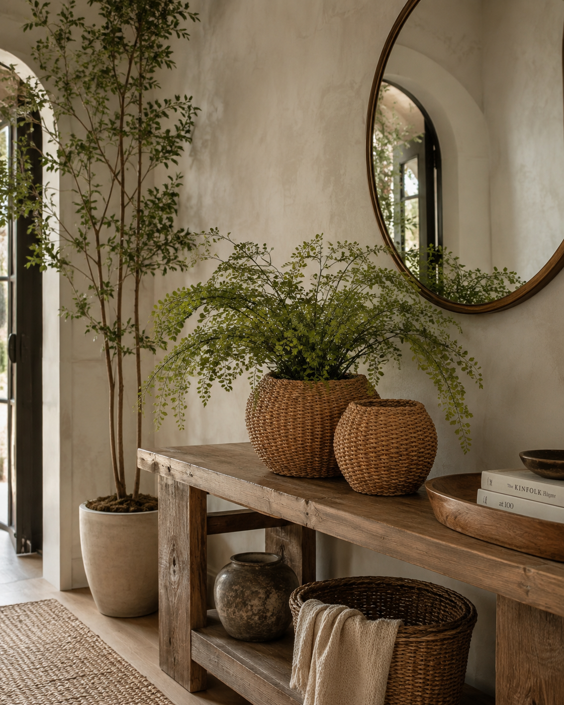 Seagrass Plant Baskets Set