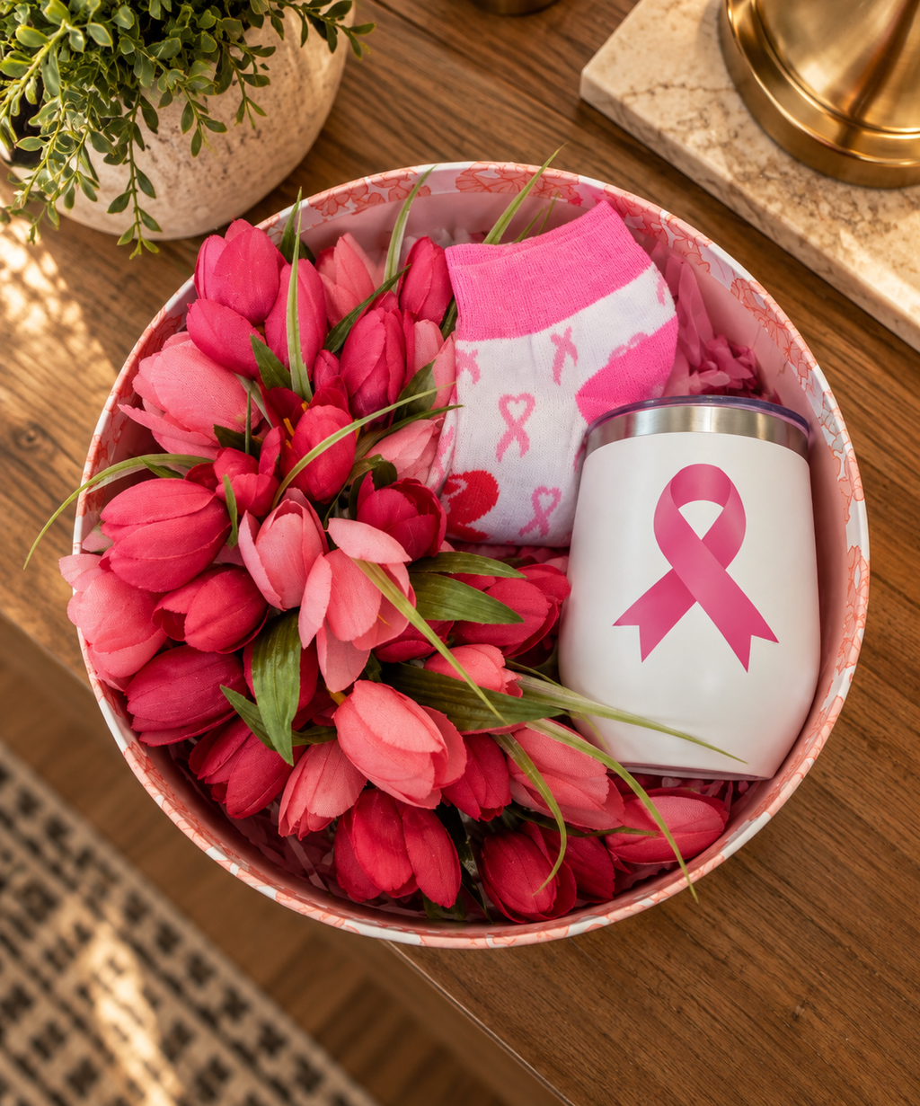 Courage In Bloom | Faith Cross Wreath