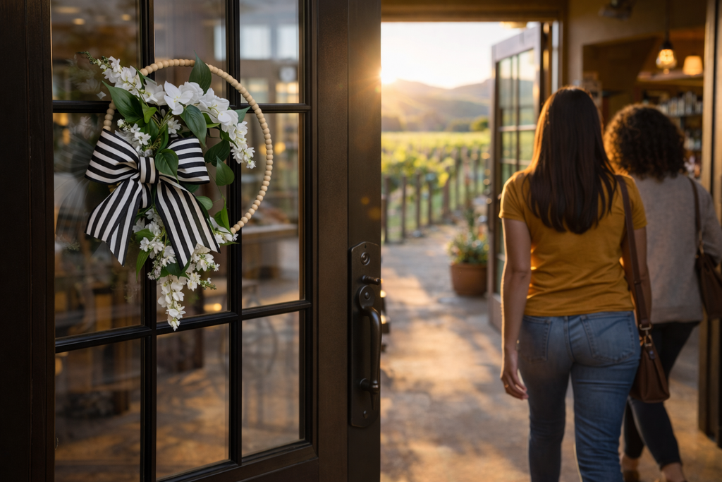 Modern Farmhouse Bead Wreath